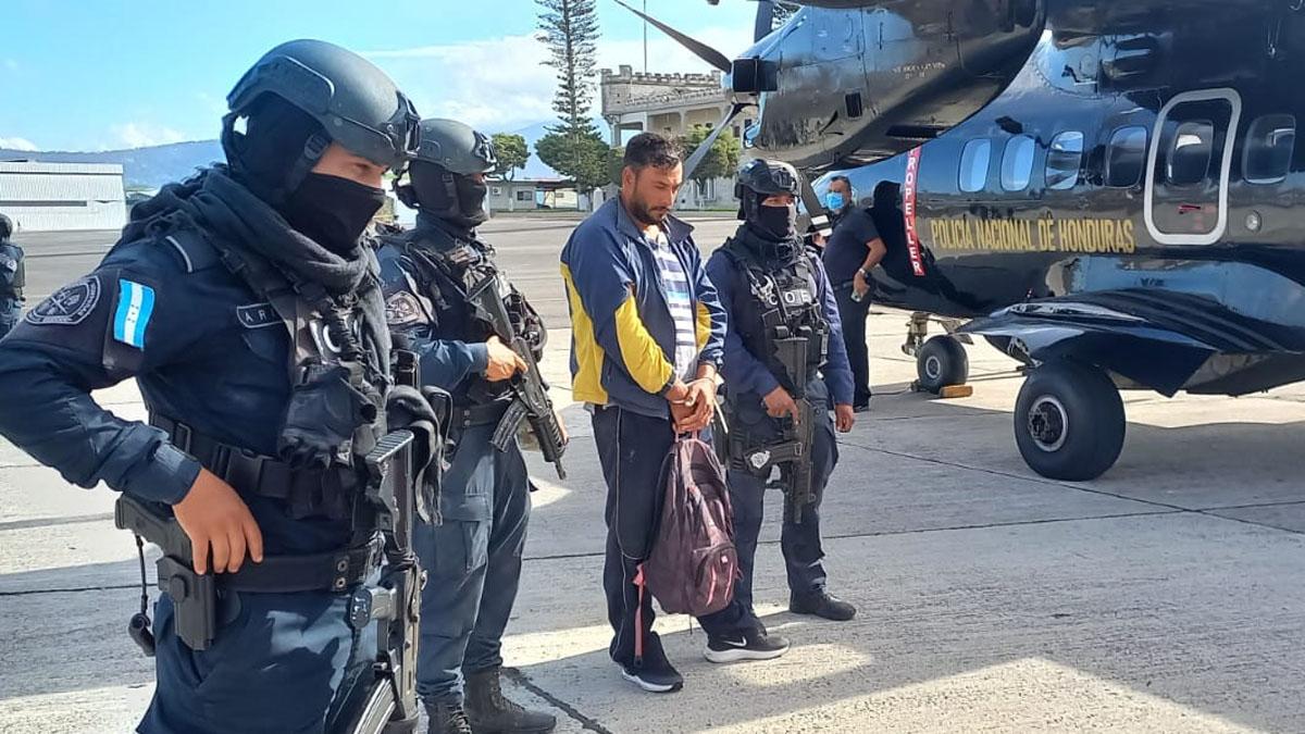 El detenido fue presentado por la Policía Nacional.