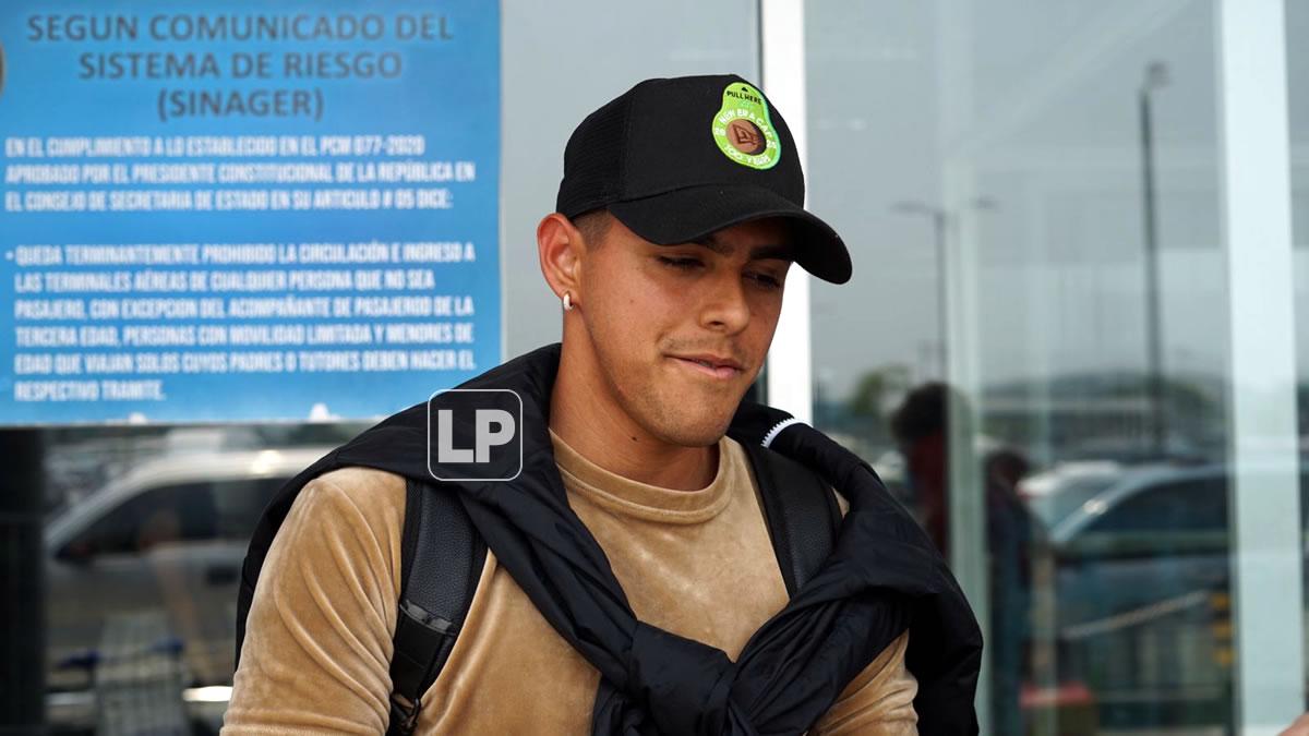 Luis Palma llegó muy motivado al país para integrarse a la Selección de Honduras.