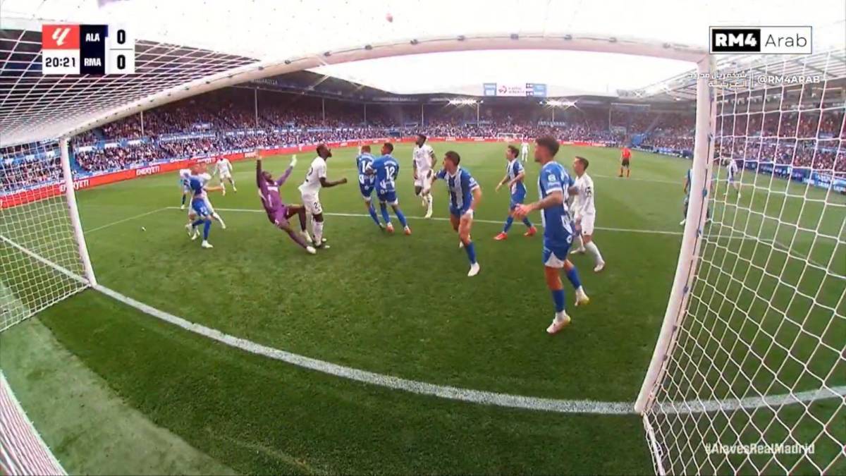 La terrible entrada de Mbappé a rival, gritos a Asencio y queja de Vinicius