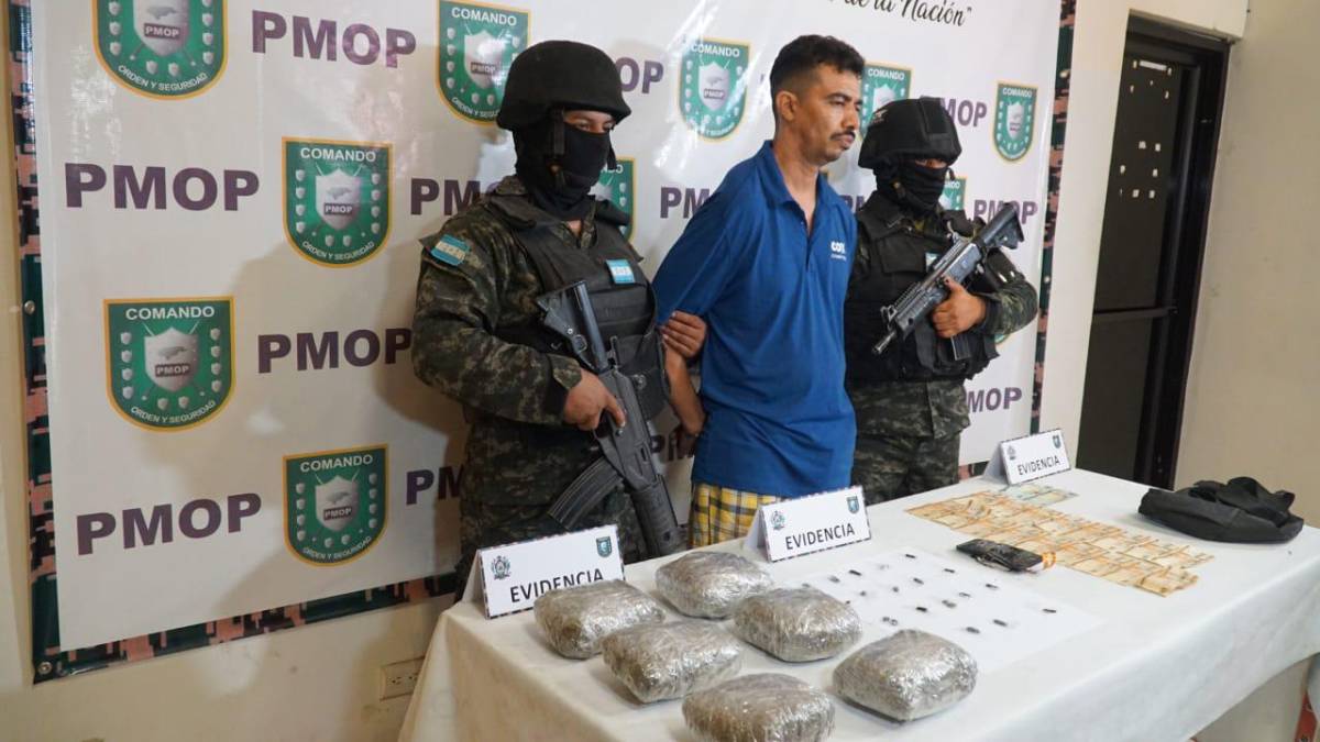 Con droga y dinero, capturan a cabecilla de la pandilla 18 en La Lima
