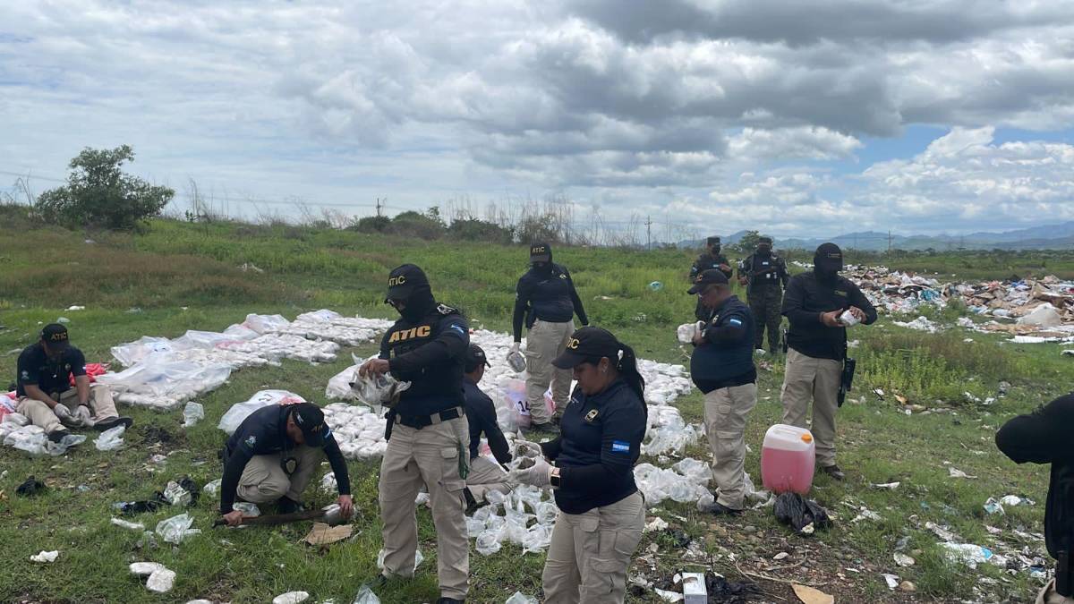 Agentes de la Atic coordinaron, además de la operación de detección, la incineración.