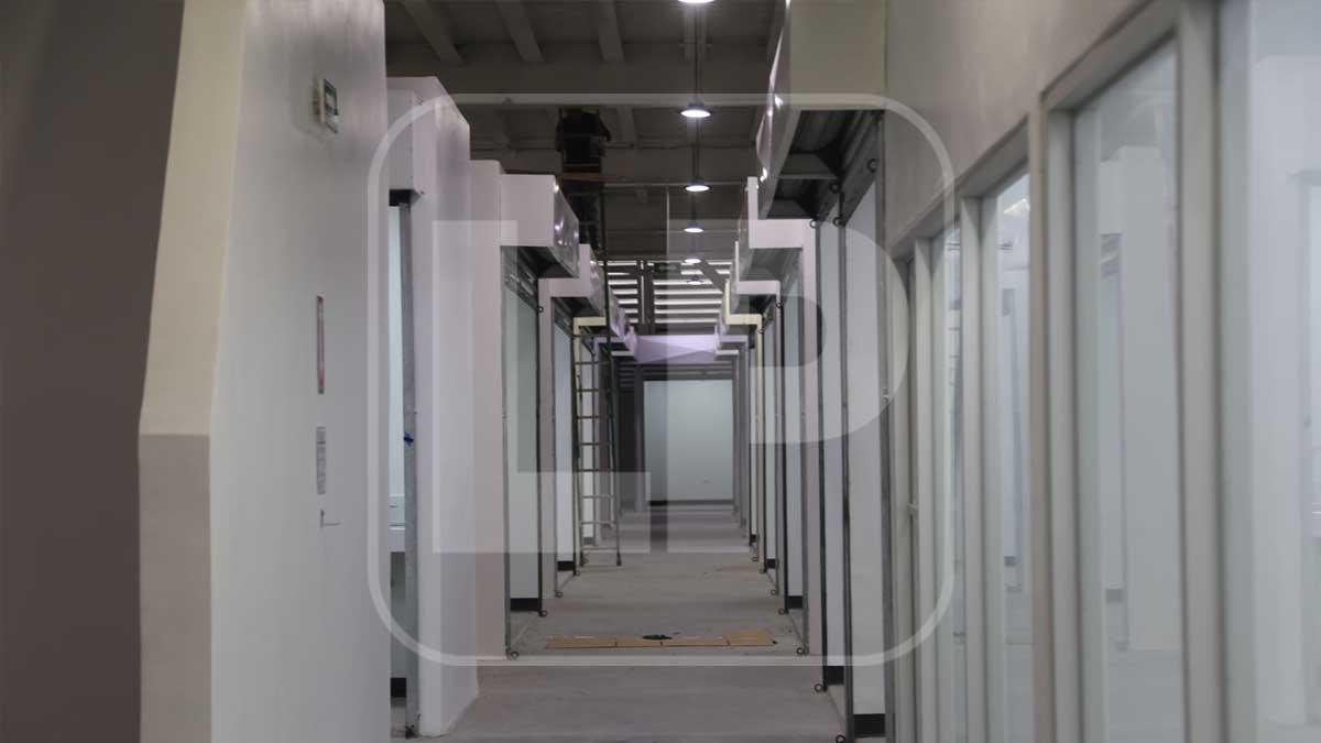 Uno de los pasillos del mercado Guamilito.