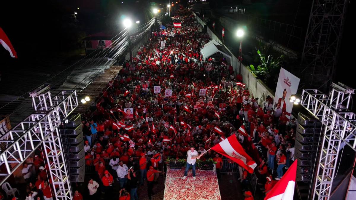 Jorge Cálix cierra campaña vaticinando “una goleada el 9 de marzo”