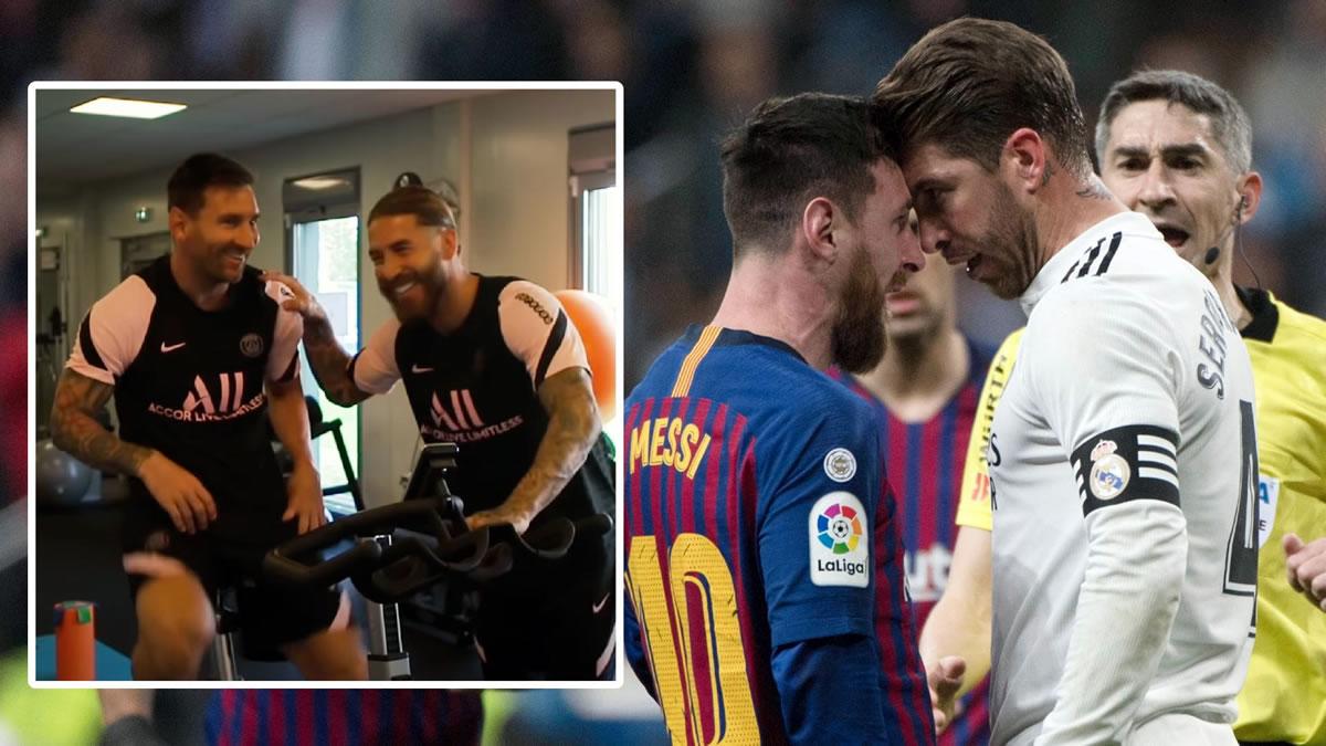 Messi y Sergio Ramos antes eran grandes rivales y ahora son compañeros.