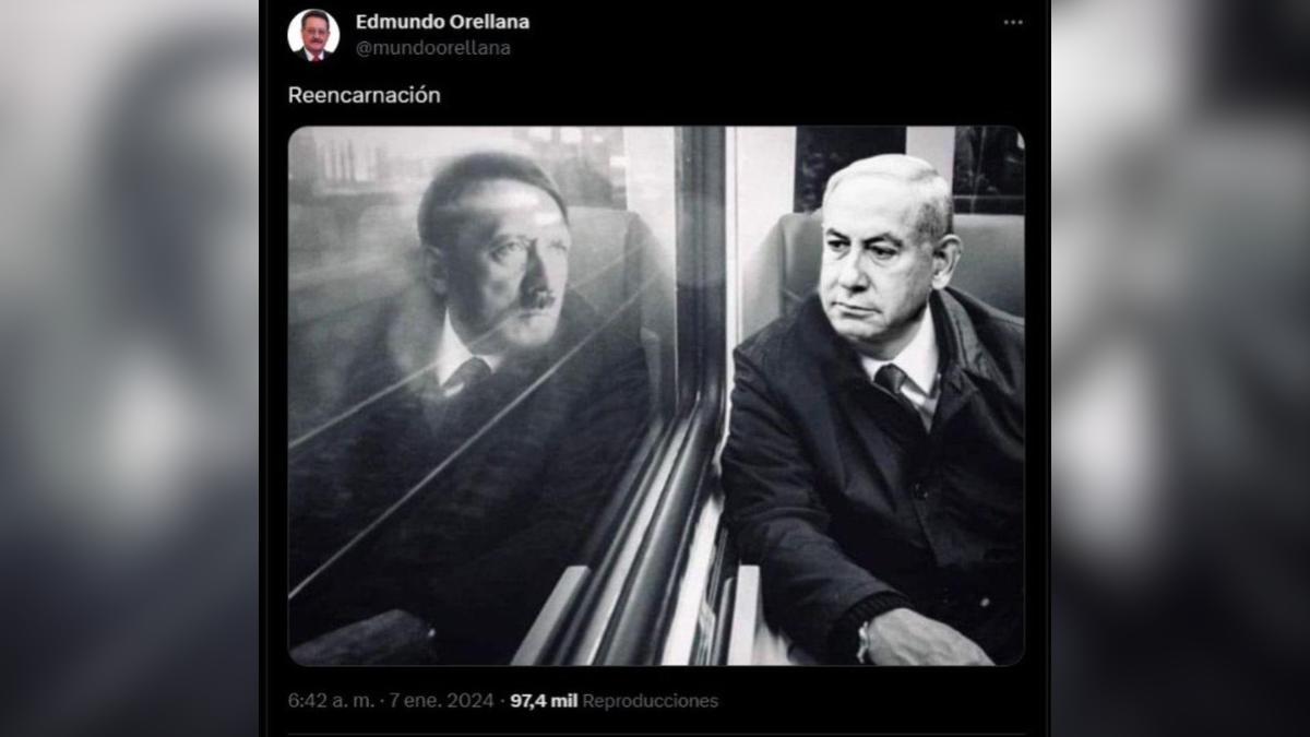 Edmundo Orellana hace enojar a Israel con un post en ‘X’