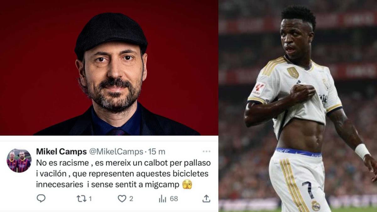 Miquel Camps criticó con dureza e insultos a Vinicius.