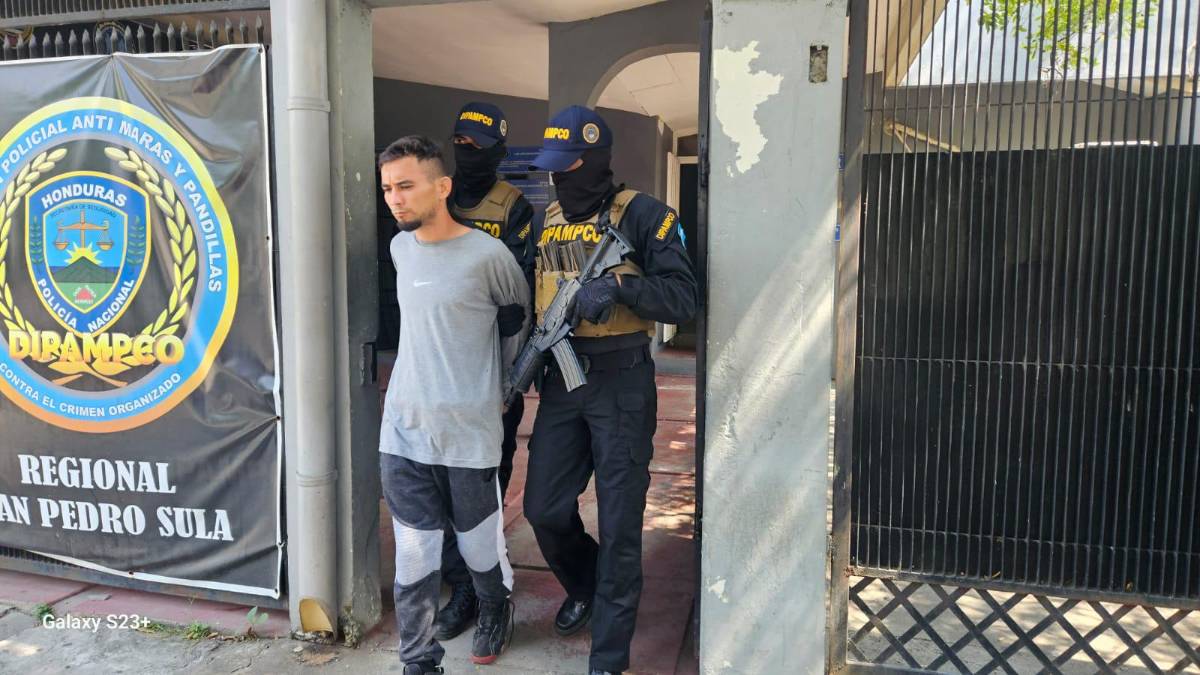 Cae supuesto sicario de la pandilla MS-13 en Chamelecón