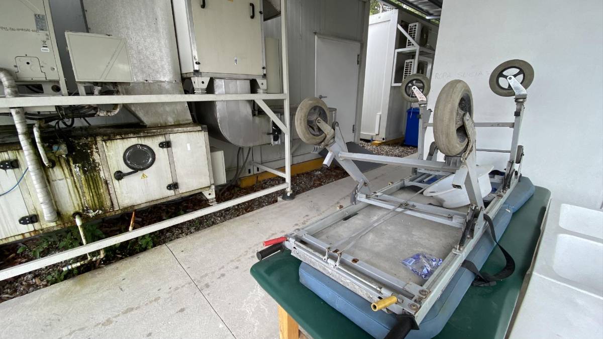 Millonario hospital móvil de covid-19 será para atender emergencias