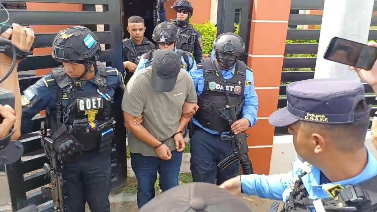 Capturan a “Hugo” con armas, chaleco policial y dron en Choluteca