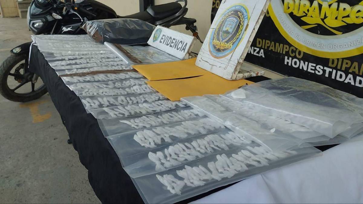 Capturan a Ricky y Robokop con droga valorada en 150,000 lempiras