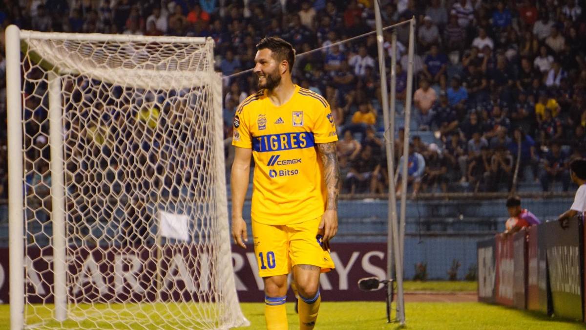 El atacante francés André-Pierre Gignac no le pudo marcar al Motagua en el juego de ida.