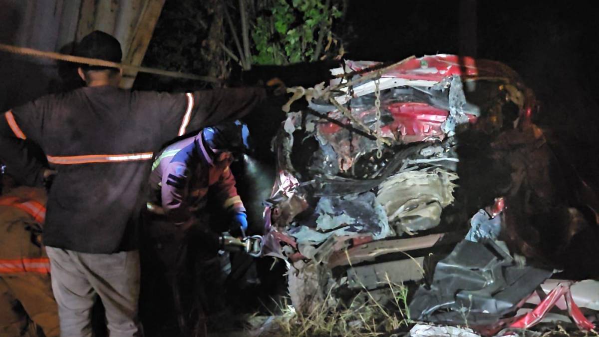 Copán: brutal choque en la CA-4 deja dos muertos