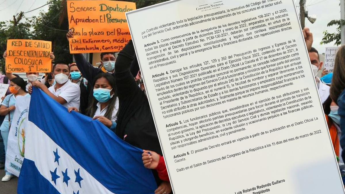 Proponen derogar decretos que otorgan plazas permanentes a empleados públicos