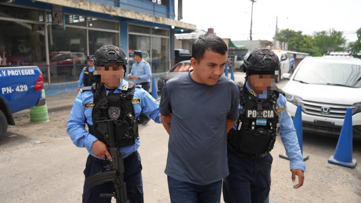 Capturan a mexicano por sustraer con celular más de L190 mil de cajeros automáticos en SPS