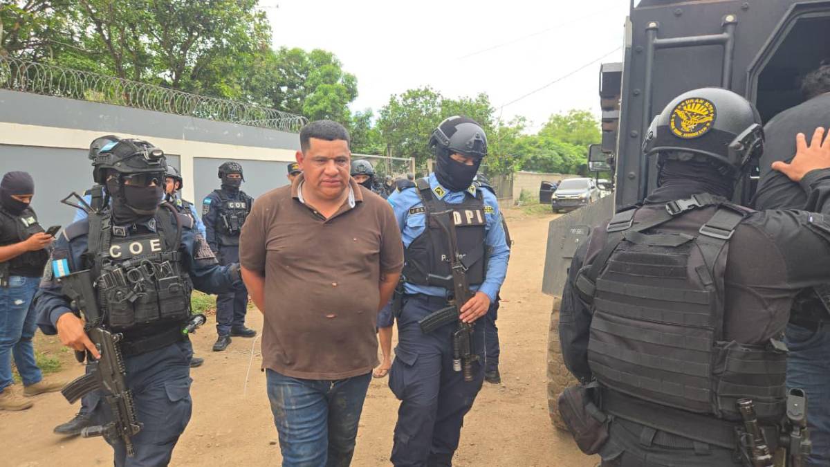 Cae alias el Patrón, presunto líder de la peligrosa banda Los Copanecos, en Olanchito