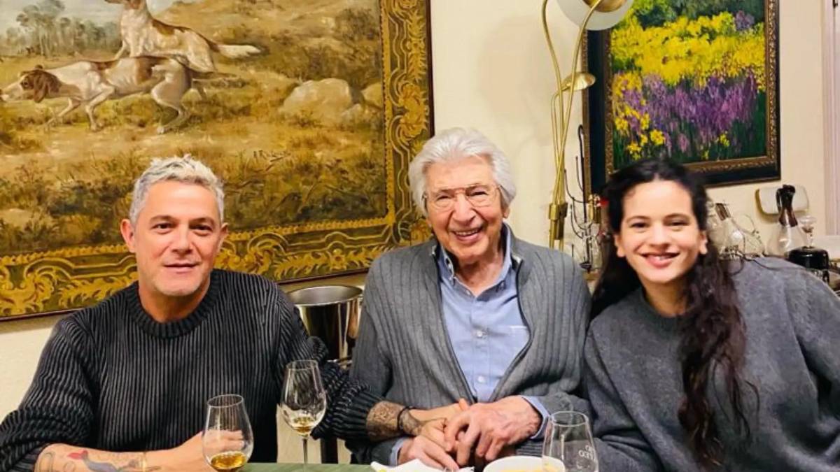 Rosalía y Alejandro Sanz dan una sorpresa al compositor Manuel Alejandro