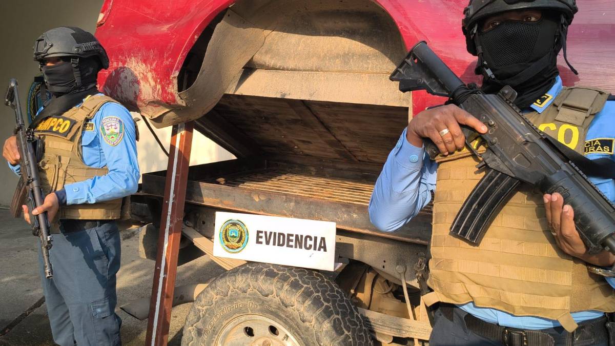La Yegua y dos presuntos MS-13 caen con supuesta droga en compartimento falso