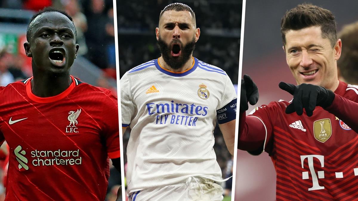 Sadio Mané y Robert Lewandowski son los otros grandes aspirantes. Los dos cambiaron de equipo en este año.