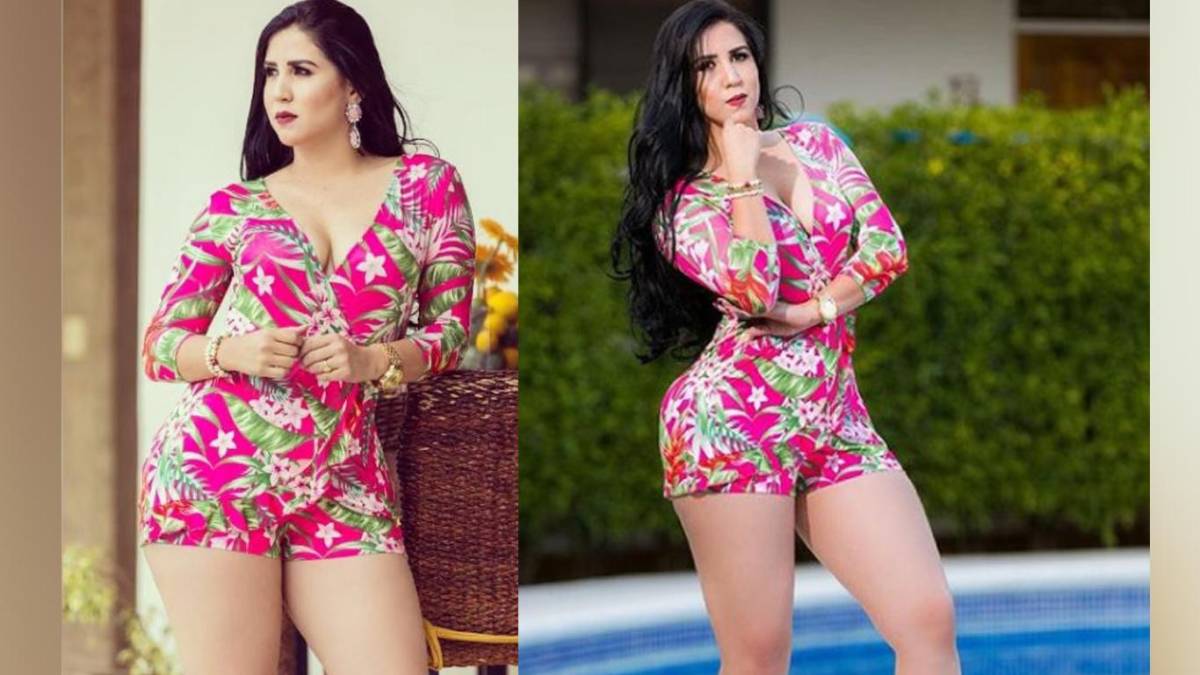 Zoé María Herrera, hija del fallecido entrenador hondureño José de la Paz Herrera, mejor conocido como Chelato Uclés, cautiva a sus seguidores en redes sociales por su hermosa figura y carisma.