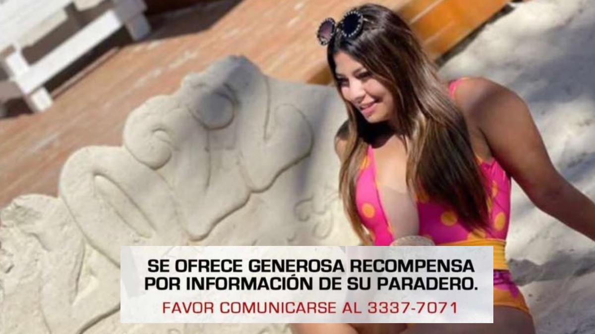 Ofrecen 250 mil lempiras por información para encontrar a Angie Peña en Roatán