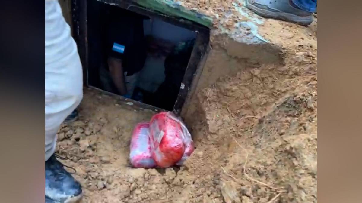 El oscuro escondite de la MS-13: lo que encontraron dentro del búnker subterráneo en Omoa