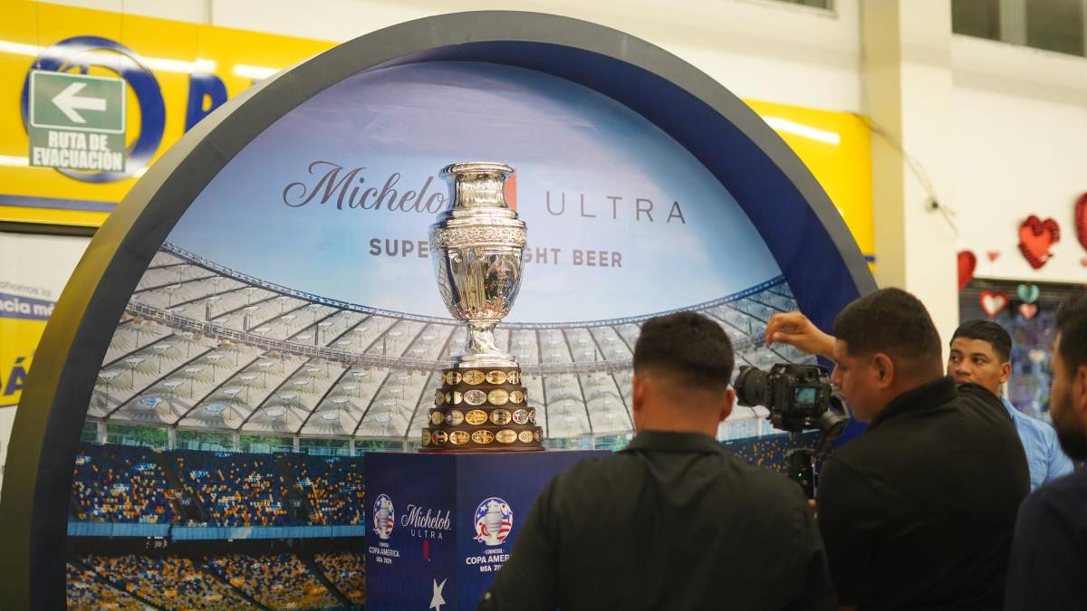 Trofeo de la Copa América USA 2024, ya en Honduras, gracias a Michelob Ultra
