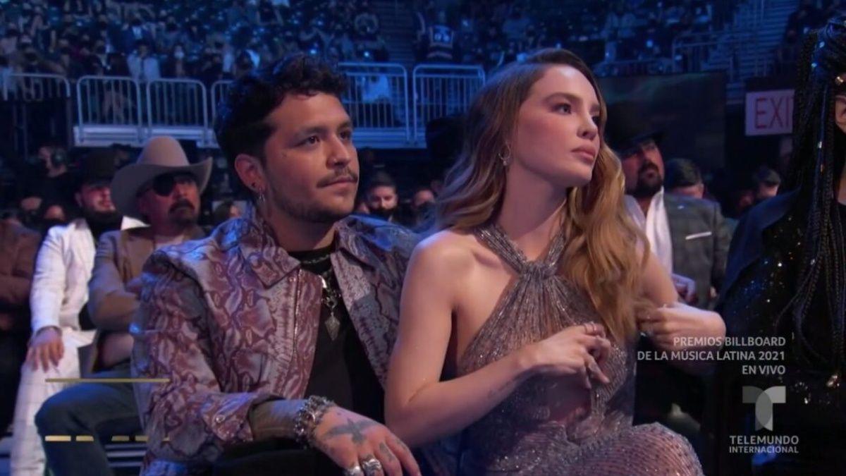 Christian Nodal y Belinda en la reciente entrega de los premios Billboard.