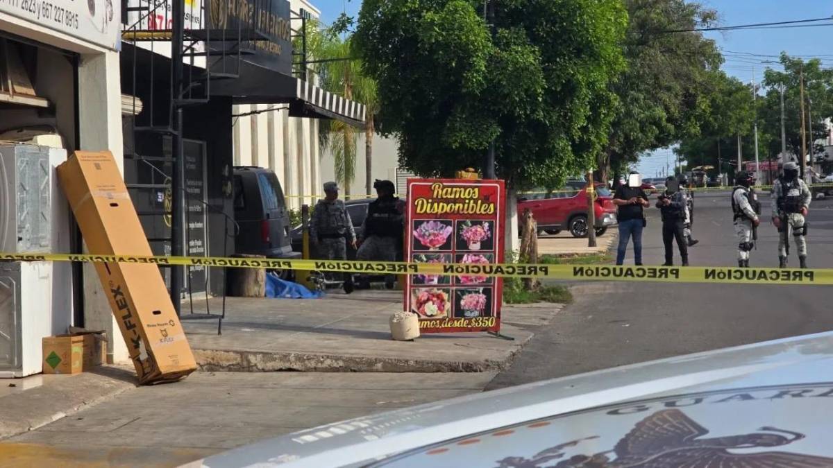 Sicarios matan a Rubí Jiménez frente a una floristería