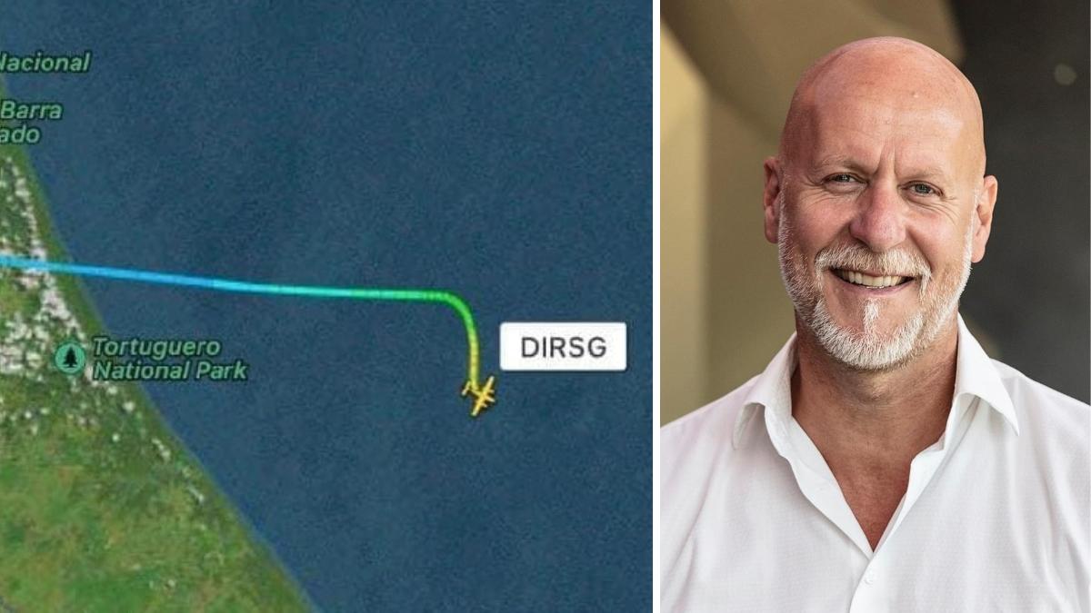 En aguas de Costa Rica, hallan restos del jet en el que viajaba el empresario Rainer Schaller y su familia