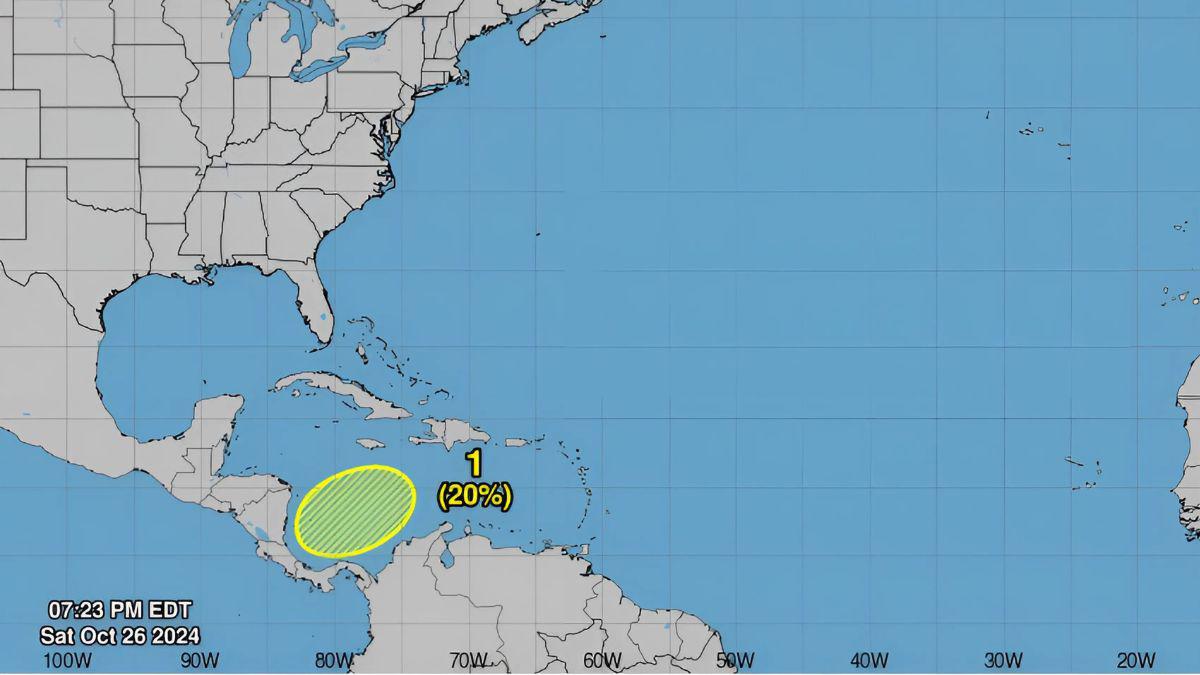 NHC vigila sistema cerca de Honduras y Nicaragua