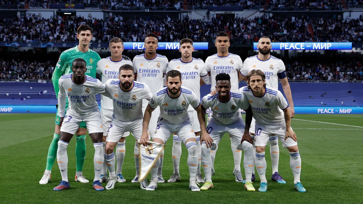 El 11 titular del Real Madrid que empezó el partido contra el Manchester City.