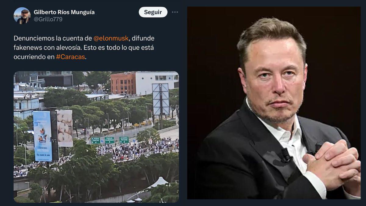 Gilberto Ríos pide “denunciar” en ‘X’ el perfil de Elon Musk, dueño de ‘X’