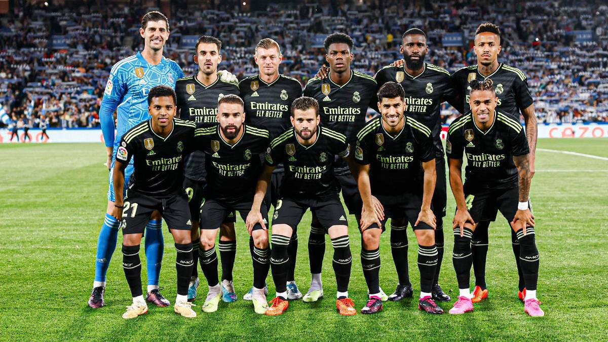 Real Madrid presentó un 11 titular con varias novedades.
