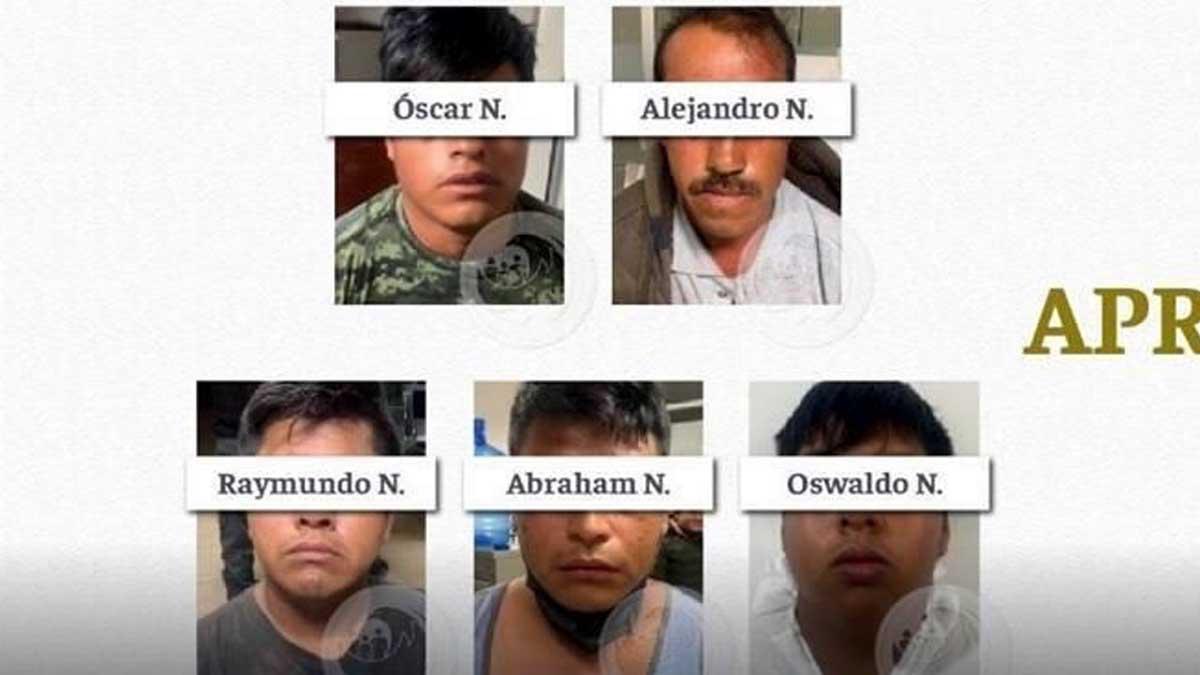 La Fiscalía General del Estado (FGE) de Puebla detuvo a cinco sujetos involucrados en el linchamiento de Daniel Picazo, quien fue quemado vivo por pobladores del municipio de Huachinango.