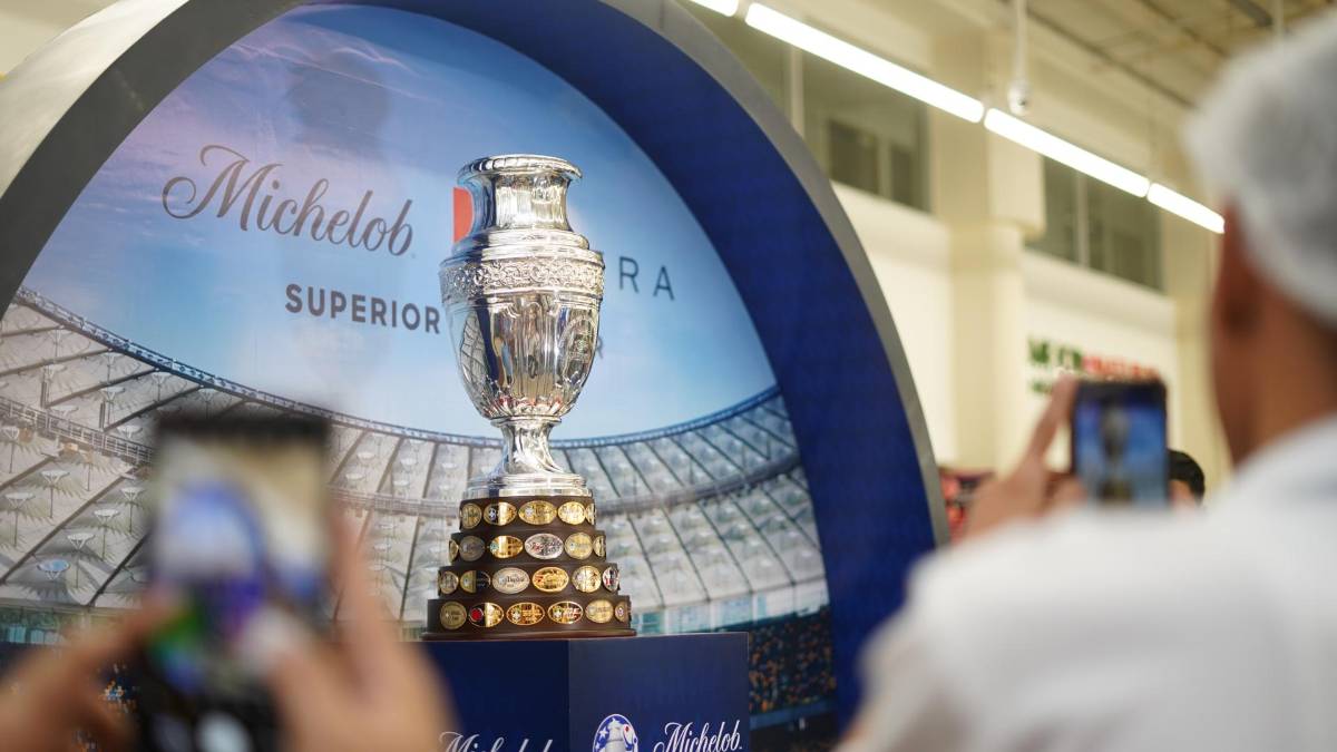 Trofeo de la Copa América USA 2024, ya en Honduras, gracias a Michelob Ultra