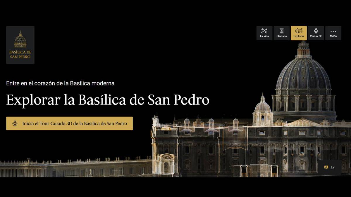 Basílica de San Pedro: Conozca con un tour guiado en 3D todos sus rincones