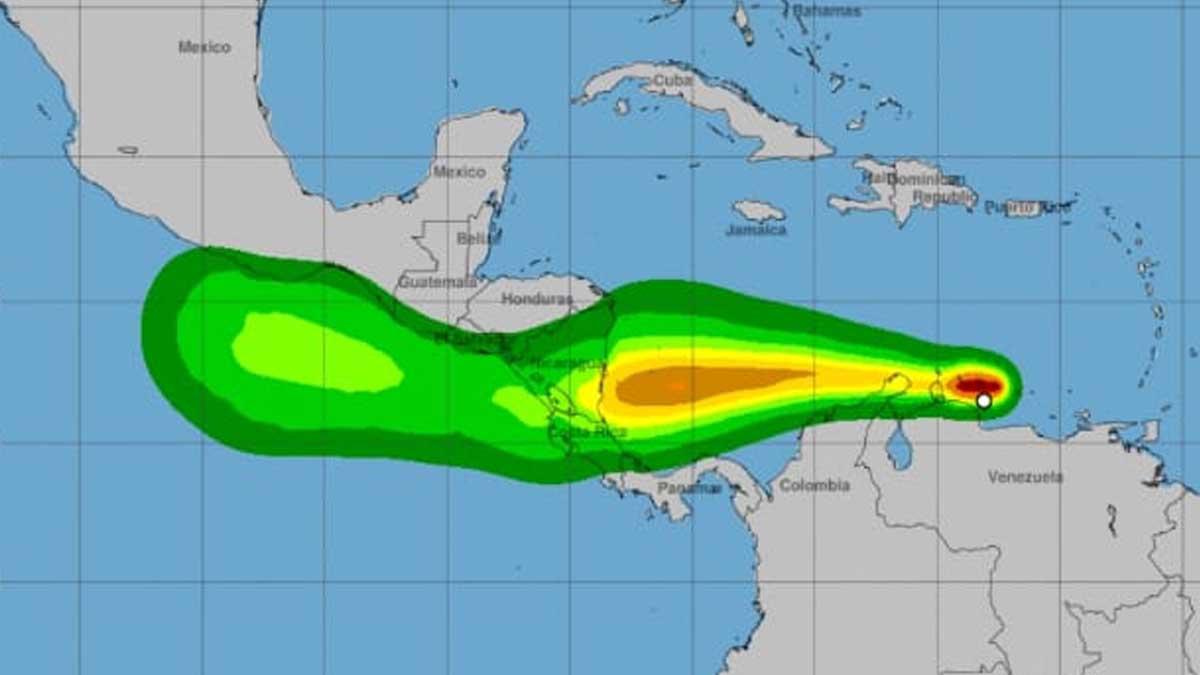 ¡Amenaza en el Caribe! Potencial ciclón avanza con vientos máximos de 65 km/h