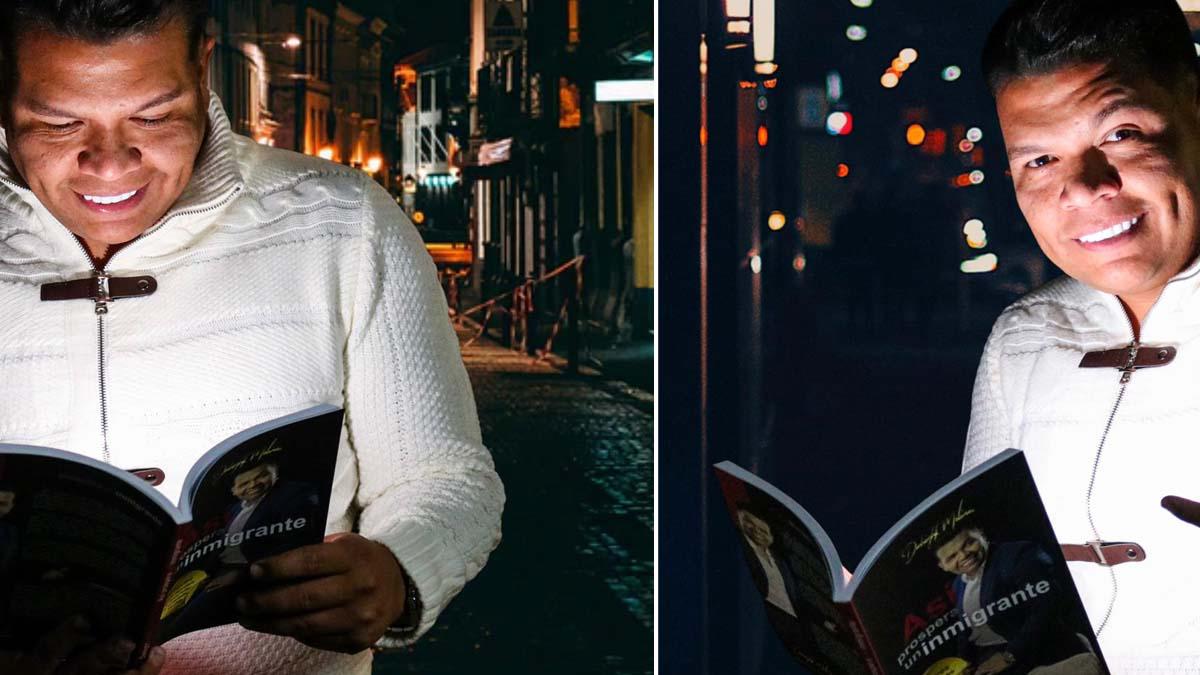 “Ser próspero es una decisión”, escritor Dwhight Molina a inmigrantes en Estados Unidos