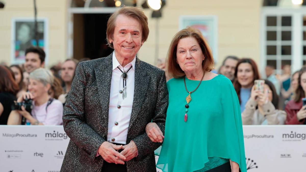 La esposa de Raphael: “Está muy, muy bien, resignado por la cancelación de sus conciertos”
