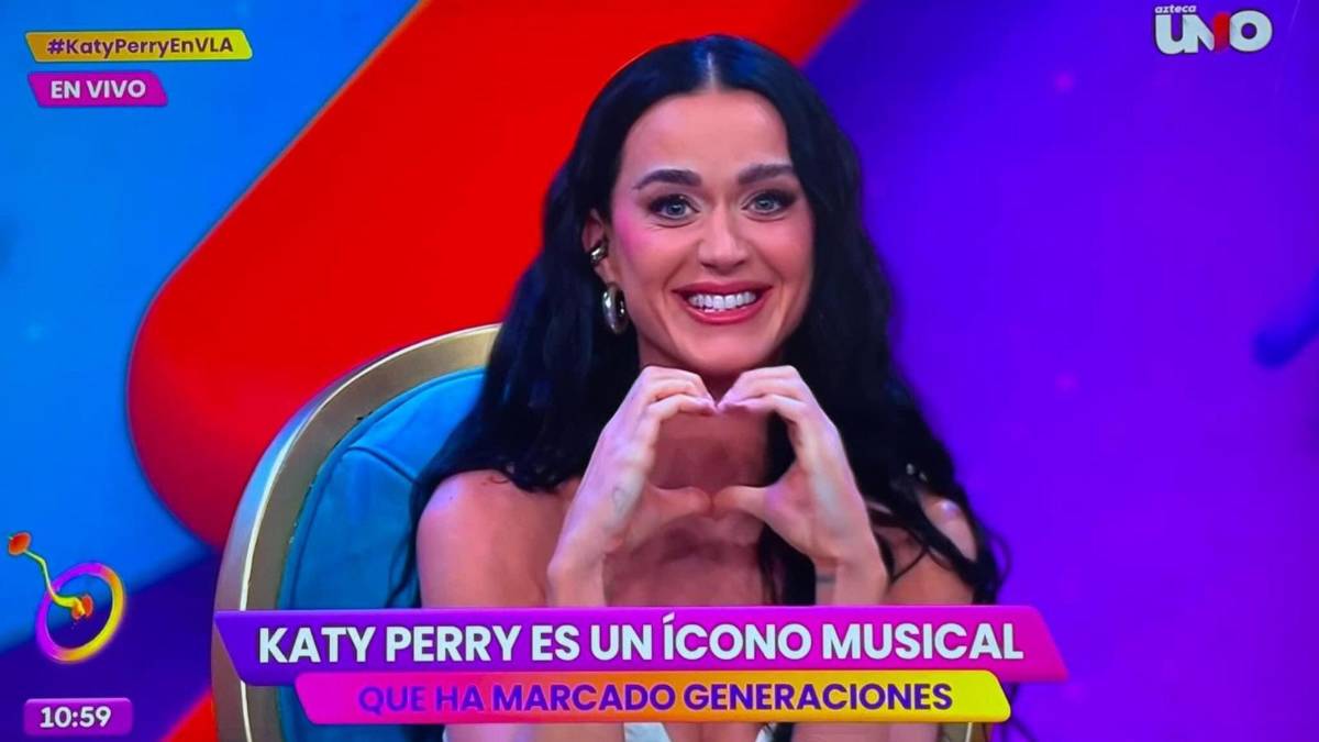 Katy Perry pasa su momento más humilde en Venga la Alegría