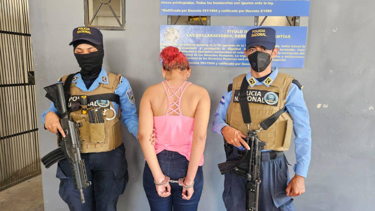 Arrestan a “La Demonia” de la Pandilla 18 en La Planeta