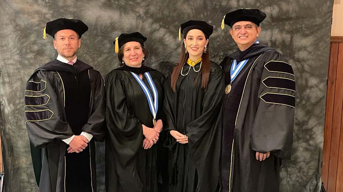 Las autoridades universitarias de Siguatepeque.