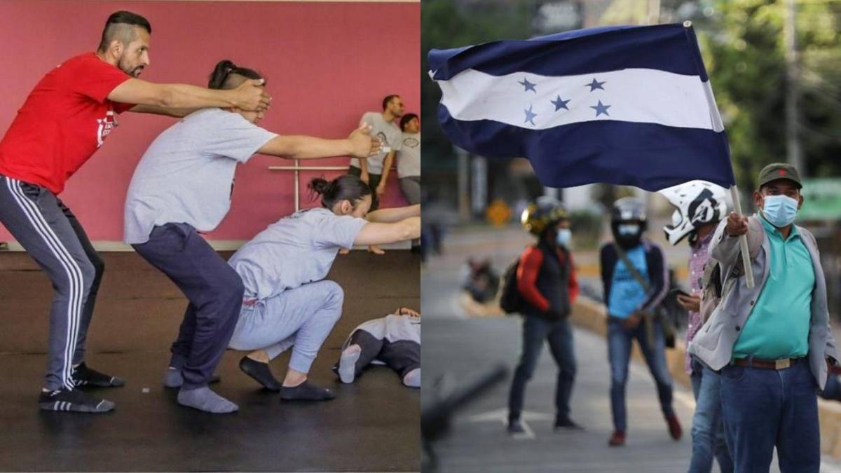 Migrantes hondureños preparan obra de teatro para contar su dura travesía