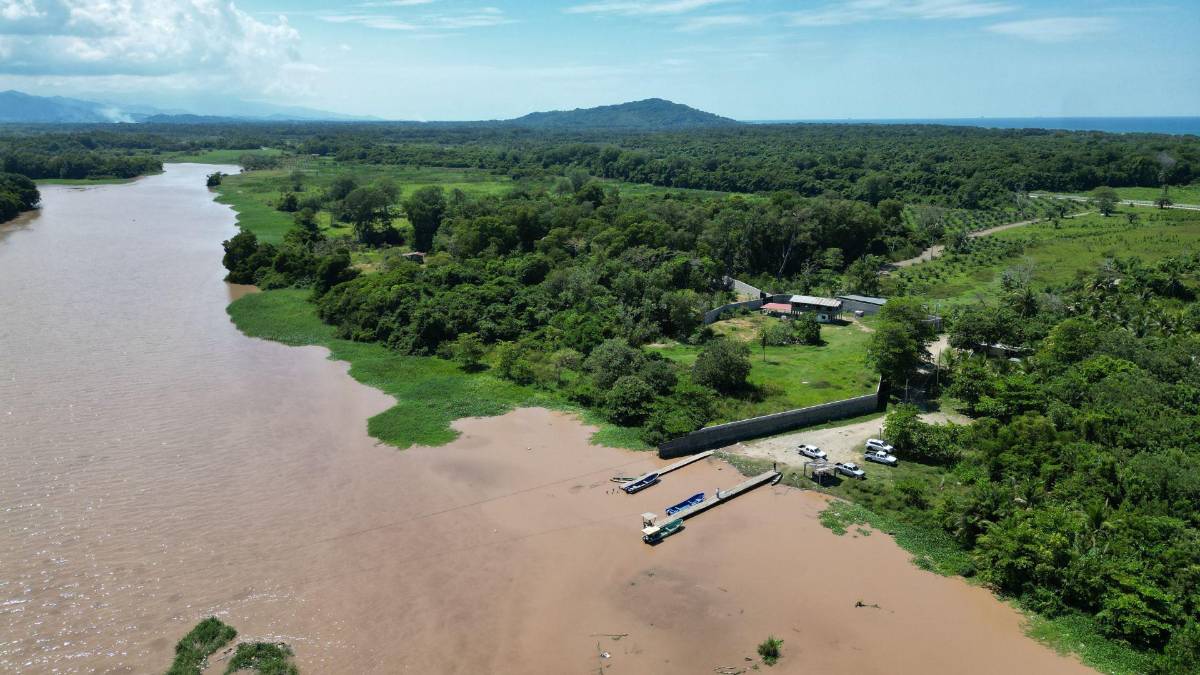 La ruta del Chamelecón: imágenes de dron de su encuentro con el Caribe