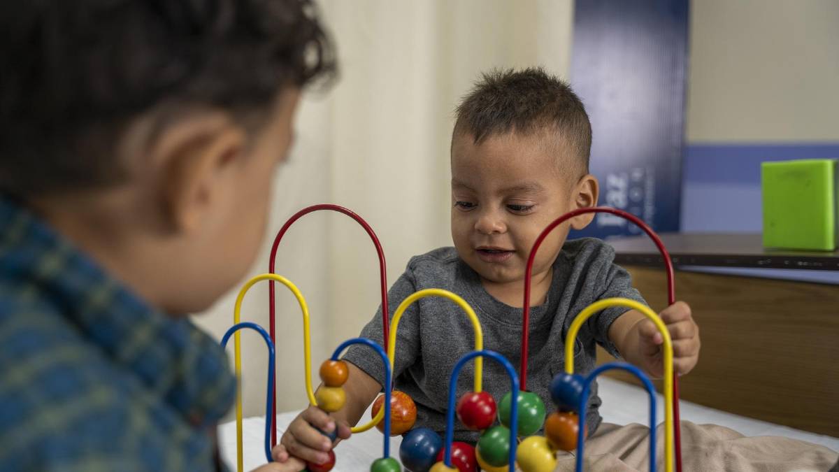 Ángel Daniel, de dos añitos, es uno de los pacientes que necesita apoyo para su tratamiento.