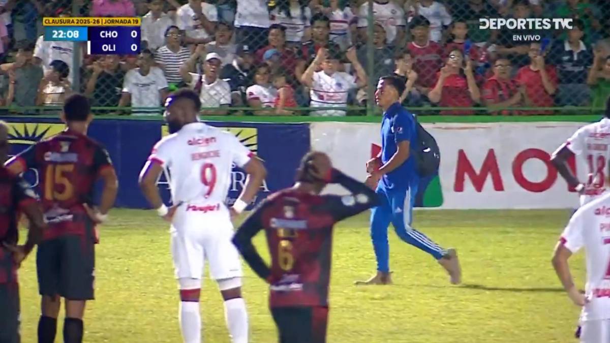 Olimpia da golpe al Choloma, 'intruso' se mete en pleno partido y Tiktoker cautiva