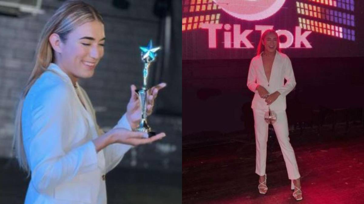 “La Bicha” mostró su premio en su perfil de Instagram.