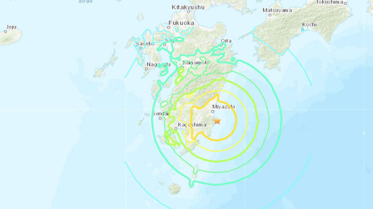 Tsunami de medio metro en Japón tras terremoto de 7,1 que deja 2 heridos