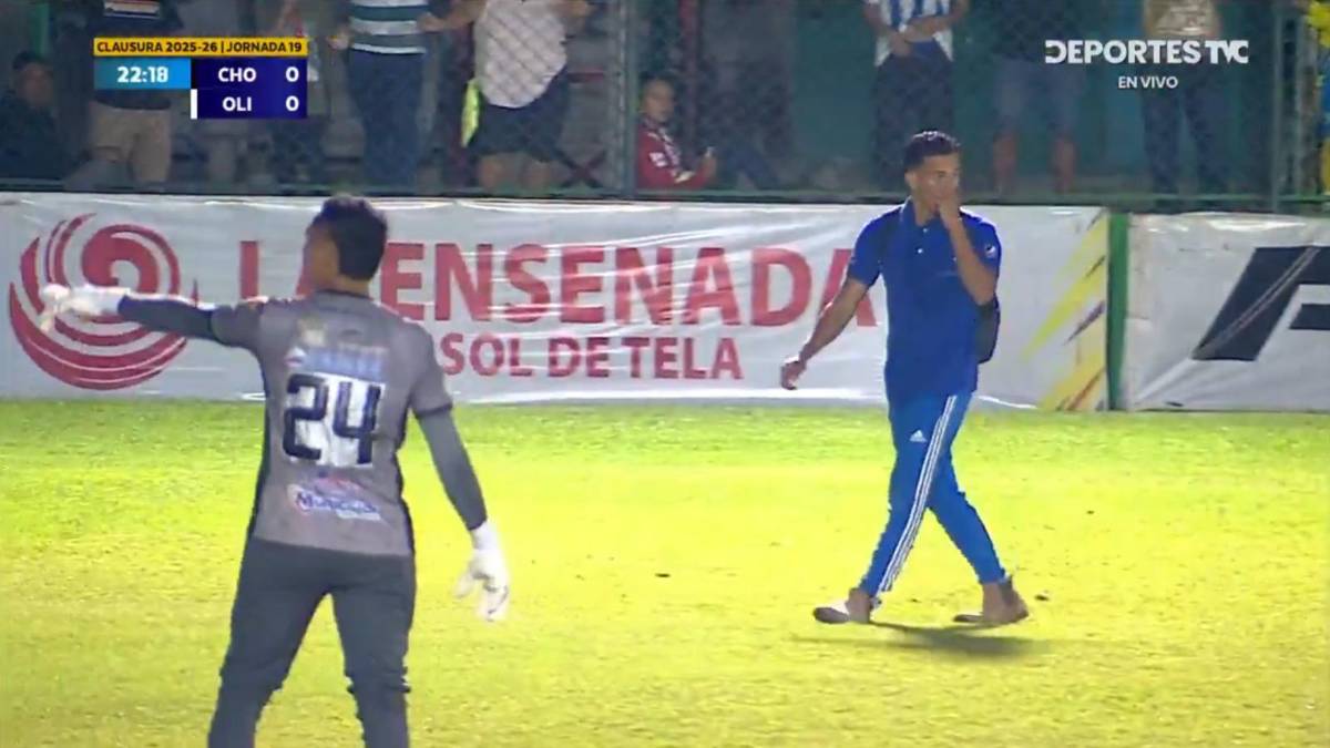 Olimpia da golpe al Choloma, 'intruso' se mete en pleno partido y Tiktoker cautiva