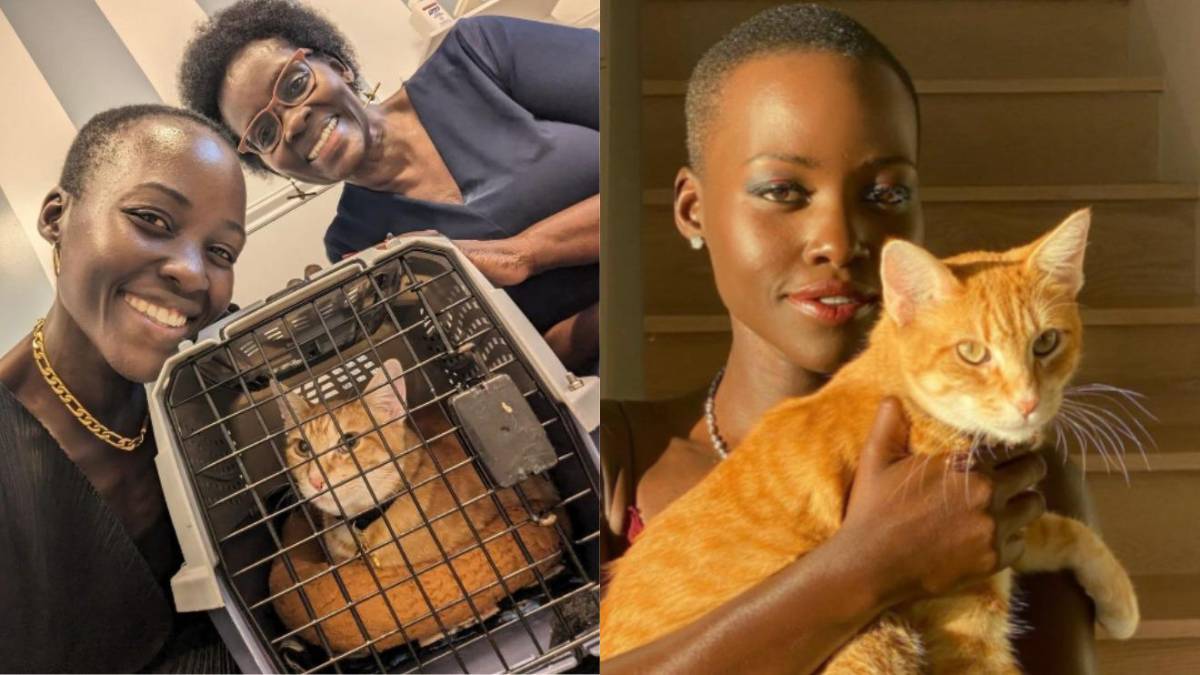 Lupita Nyong’o acudió a terapia por su fobia a los gatos